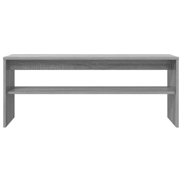 ТВ шкаф Сив Сонома 100 x 30 x 40 см Инженерно дърво