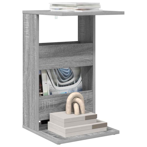 Странична маса Сив Сонома 40 x 35 x 60,5 см Инженерно дърво