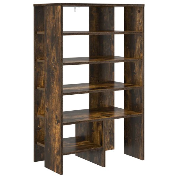 Шкаф за обувки с рафт 2 pcs Димян дъб Инженерно дърво