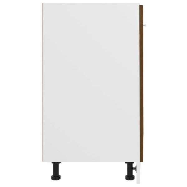 Долен шкаф "Lyon" кафяв дъб 60x46x81,5 см, инженерно дърво