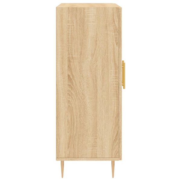 Сайдборд, дъб сонома, 69,5x34x90 см, инженерно дърво