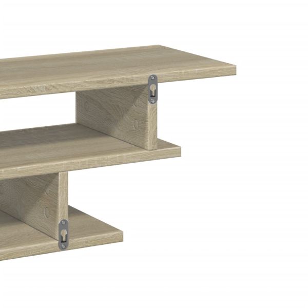 ТВ стенни модули, сонома дъб, инженерно дърво