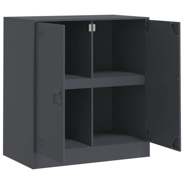 Бюфет, антрацит, 67x39x73 см, стомана