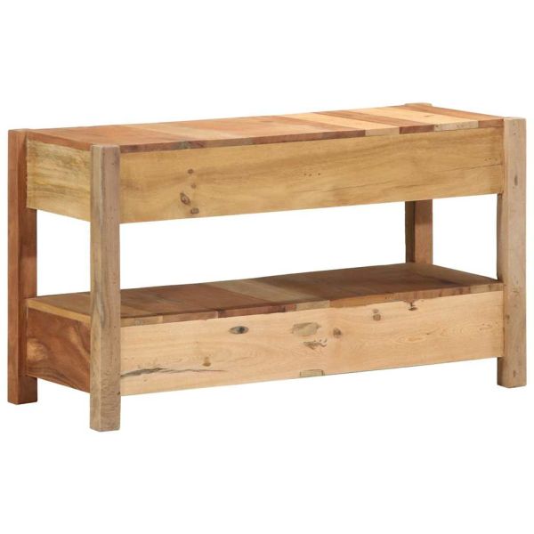 ТВ шкаф Кафяво 83 x 33 x 46 см Солидно възстановено дърво