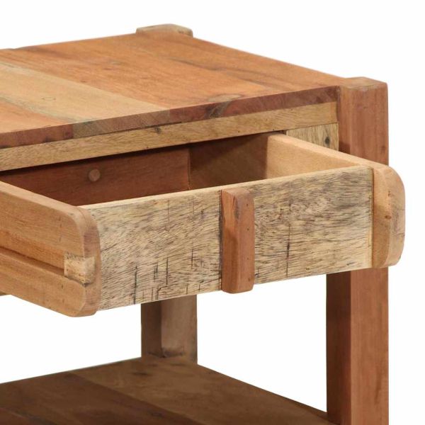 ТВ шкаф Кафяво 83 x 33 x 46 см Солидно възстановено дърво