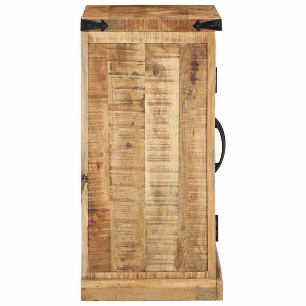 Служебен шкаф Кафяво 55 x 35 x 70 cm Грубо мангово дърво