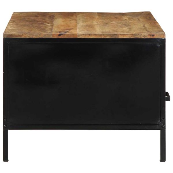 Масичка за кафе с чекмедже Кафяво 90 x 50 x 40 cm