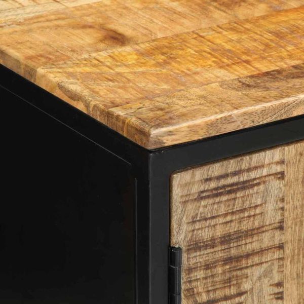 Нощен шкаф 2 pcs Кафяв и черен 50 x 30 x 45 см