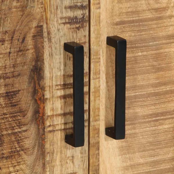 Нощен шкаф 2 pcs Кафяв и черен 50 x 30 x 45 см