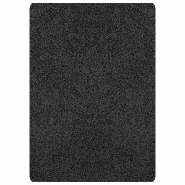 Антихлъзгащ shaggy килим Тъмносив 240 x 340 см ПП