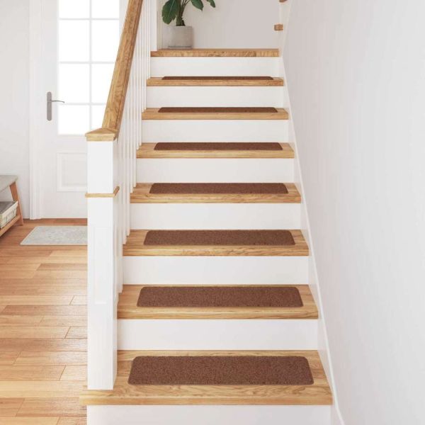 Килимчета против подхлъзване за стълби 15 pcs Жълто 75 x 20 cm