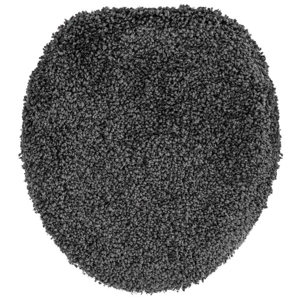 Комплект антислип килими за баня 3 pcs Тъмносив ПП