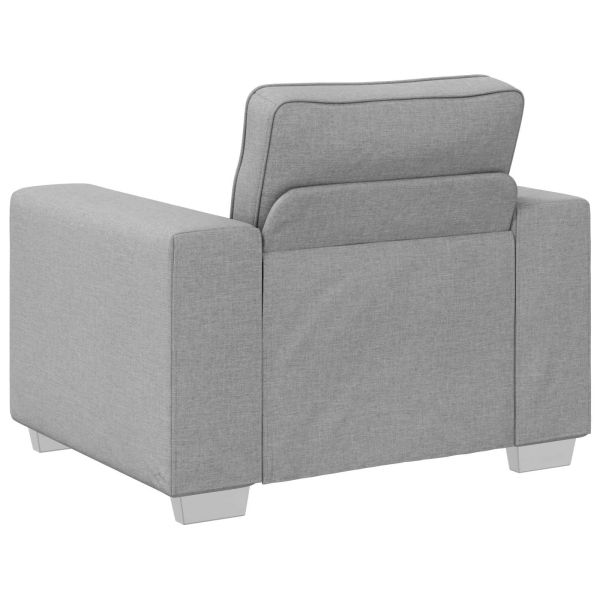 Диван 59cm Облачно сиво текстил