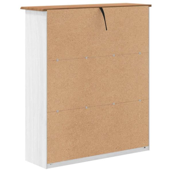 хранилка ASKIM 91 x 30 x 104 см Масивна борова дървесина