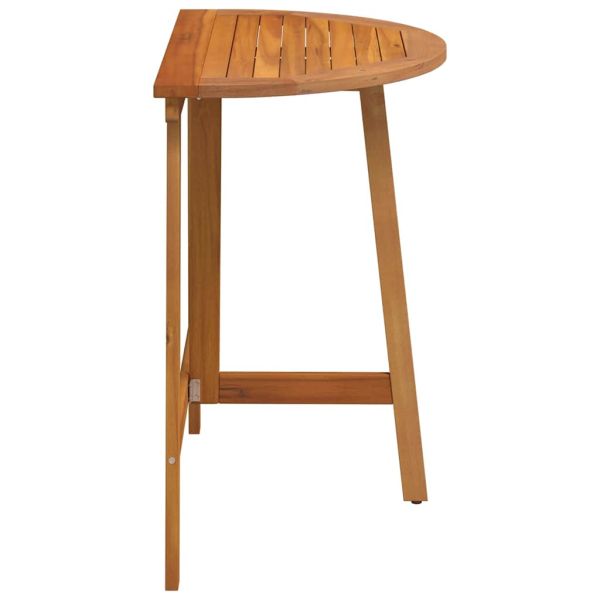 Градинска маса Кафяво 78 x 46 x 75 см Солидно акациево дърво