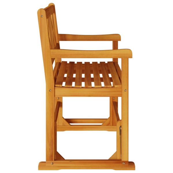 Легло пейка Кафяво 110 x 59 x 97 см Солидно акациево дърво