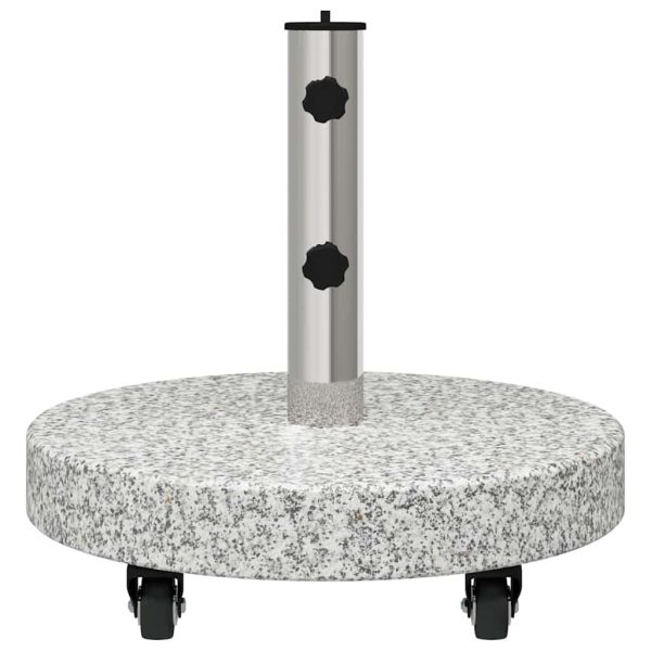 Основа за чадър Сив 45 x 45 x 45 cm Гранит и Неръждаема Стомана