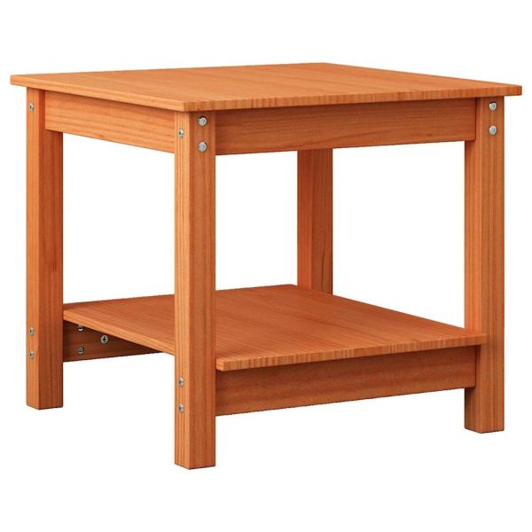 Масичка за кафе Восъчнокафяв 50 x 50 x 45 cm Борово дърво масив