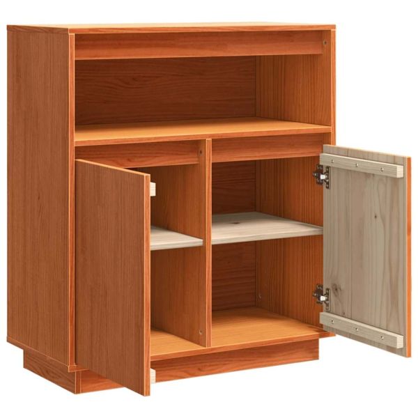 Служебен шкаф Кафяво с восъчно покритие 70 x 34 x 80 см