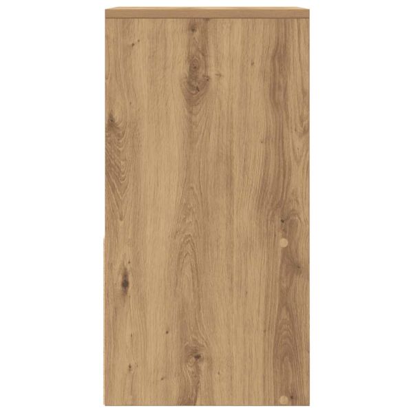 Нощни шкафчета с чекмеджета, 2 бр, дъб артизан, 35x34x66,5 см