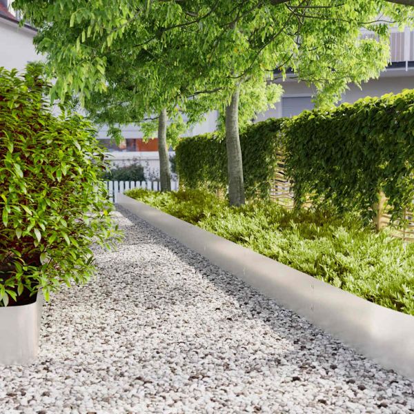 Кантчета за тревни площи 10 бр. 25x103 см Неръждаема стомана