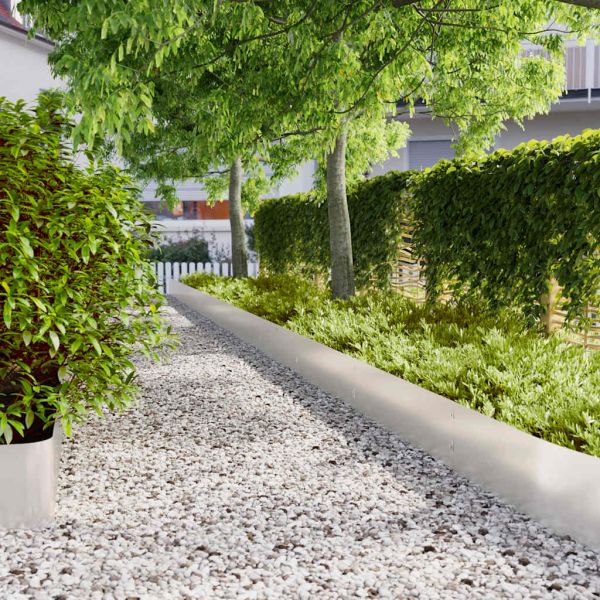 Кантчета за тревни площи 20 бр. 25x103 см Неръждаема стомана