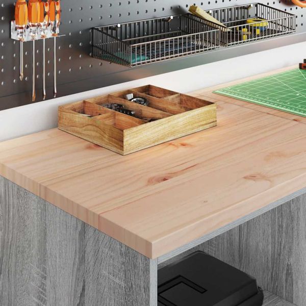 Гаражен шкаф за съхранение, сив сонома, 60x51x85 см, бор масив