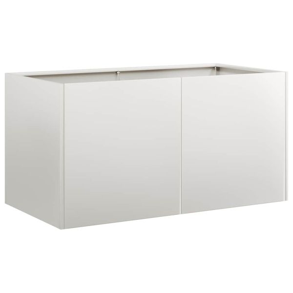 Кашпа, 80x40x40 см, неръждаема стомана