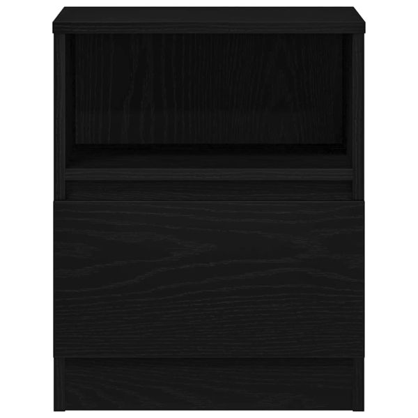 Нощен шкаф 2 pcs Черния дъб 40 x 40 x 50 cm Инженерно дърво
