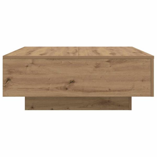 Масичка за кафе Дъб 80 x 80 x 31 cm Инженерно дърво