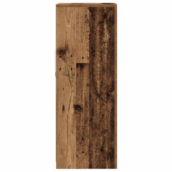 LED конзолна маса Кафяво 41 x 37 x 100 см Инженерно дърво