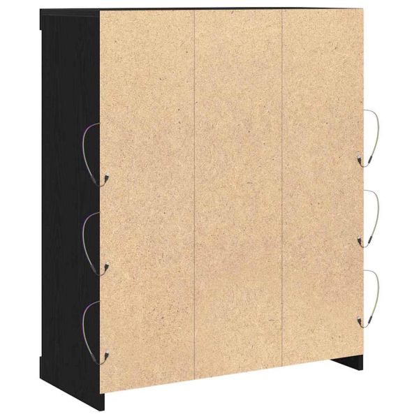 LED конзолна маса Черния дъб 41 x 37 x 100 см Инженерно дърво