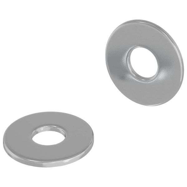 Шайби 2 pcs Сребрист 12 x 12 x 1,2 см Желязо