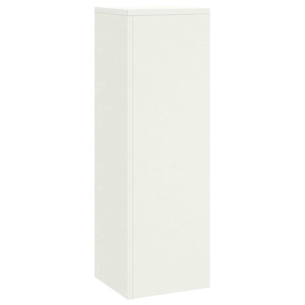 Стойка за растения 3 pcs Бяло Стомана