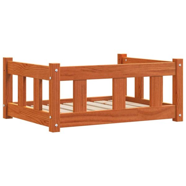 Кучешко легло Кафяво с восъчно покритие 65,5 x 50 x 28 см