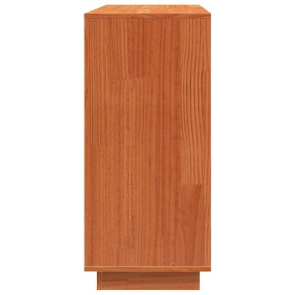 Служебен шкаф Кафяво с восъчно покритие 110 x 34 x 75 см