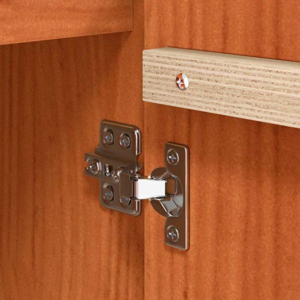 Служебен шкаф Кафяво с восъчно покритие 110 x 34 x 75 см