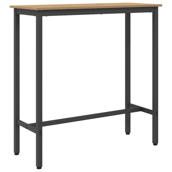 Маса Дъб 100 x 40 x 100,5 см Инженерна дървесина и стомана