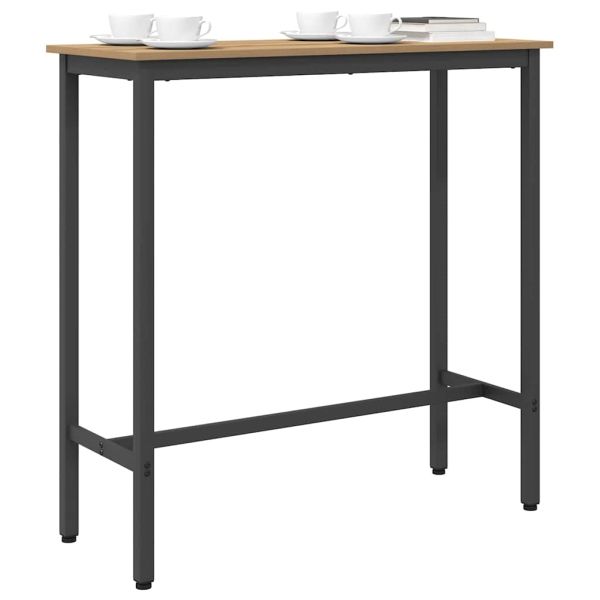 Маса Дъб 100 x 40 x 100,5 см Инженерна дървесина и стомана