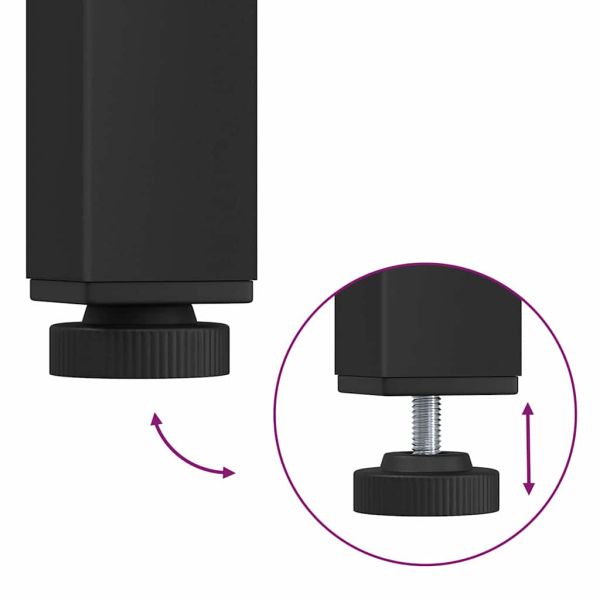 Пейка за хранене 2 pcs Димян дъб 100 x 32,5 x 48,5 см