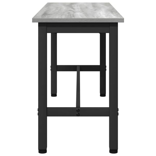 Пейка за хранене 2 pcs Сив Сонома 100 x 32,5 x 48,5 см