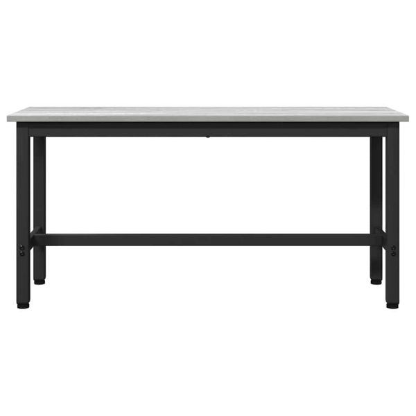 Пейка за хранене 2 pcs Сив Сонома 100 x 32,5 x 48,5 см