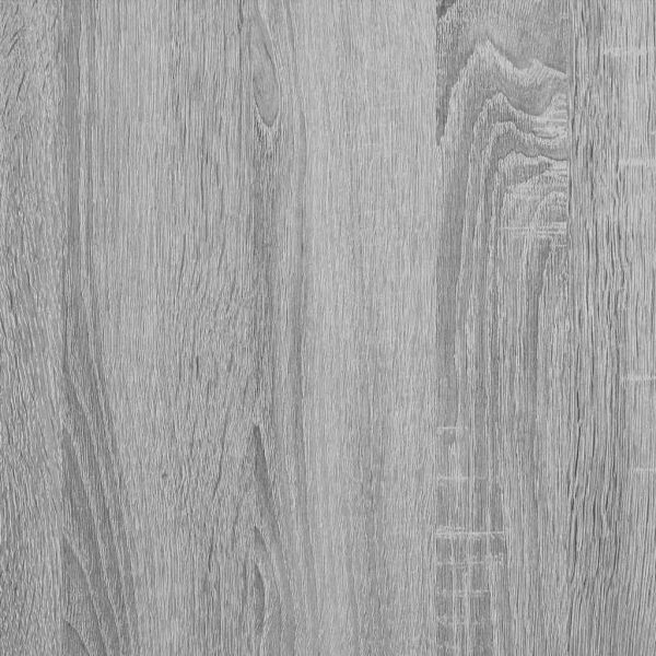 Пейка за хранене 2 pcs Сив Сонома 100 x 32,5 x 48,5 см