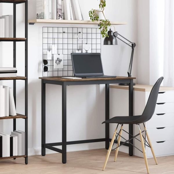 Маса Димян дъб 100 x 50 x 76,5 см Инженерна дървесина и стомана