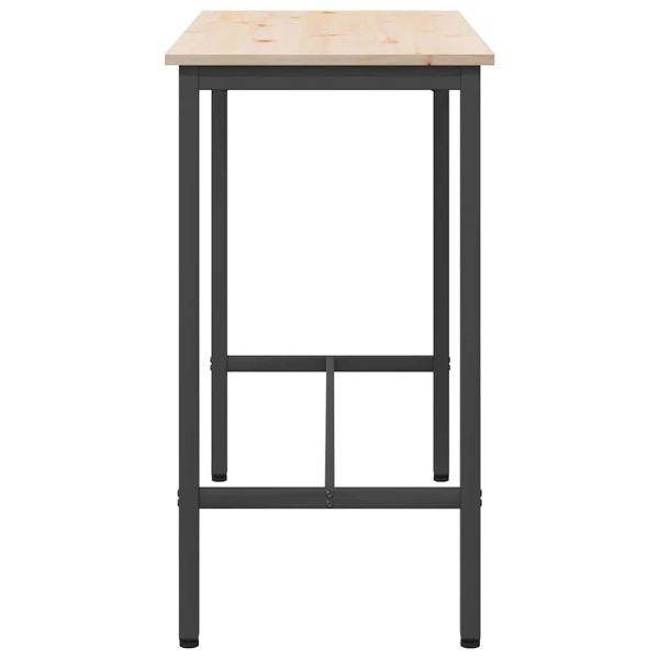 Маса Естествен 100 x 50 x 91 cm Инженерна дървесина и стомана