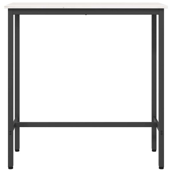 Маса Бяло 100 x 40 x 101 см Инженерна дървесина и стомана