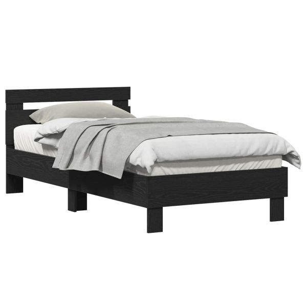 Рамка за легло Черния дъб 193 x 95 x 88 см Инженерно дърво