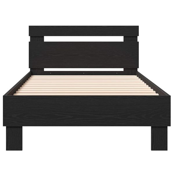 Рамка за легло Черния дъб 193 x 95 x 88 см Инженерно дърво
