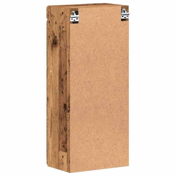 Банен стенен шкаф с рафт TULUM Старо дърво 37 x 24,5 x 86 см