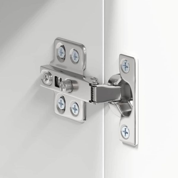 Шкаф с огледало за баня с рафт TULUM Бяло 60 x 16,5 x 78 см